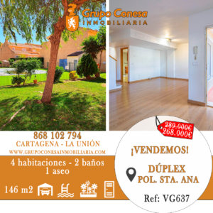 Propiedades en venta en Cartagena y La Unión