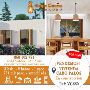 Propiedades en venta en Cartagena y La Unión