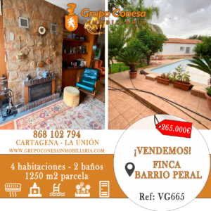 Propiedades en venta en Cartagena y La Unión